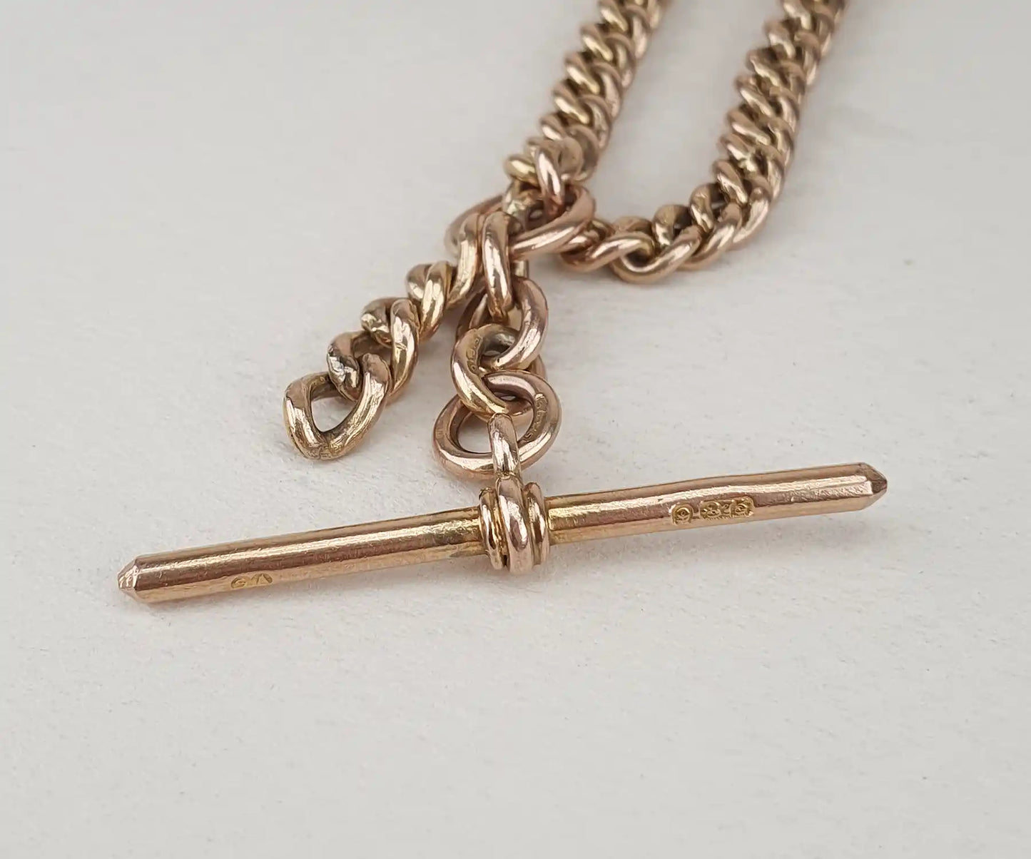 Antique Solid Gold Watch Fob Chain