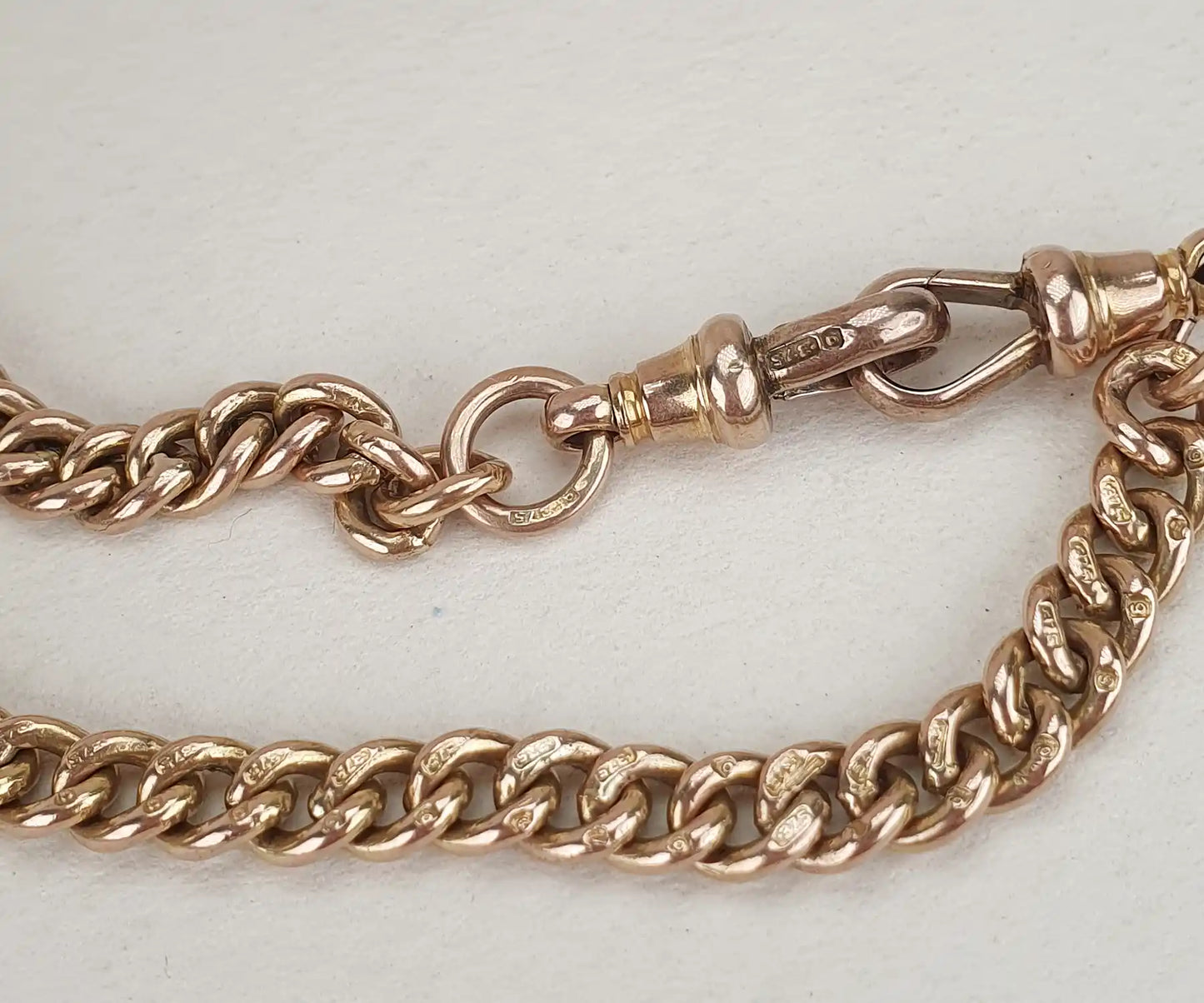 Antique Solid Gold Watch Fob Chain