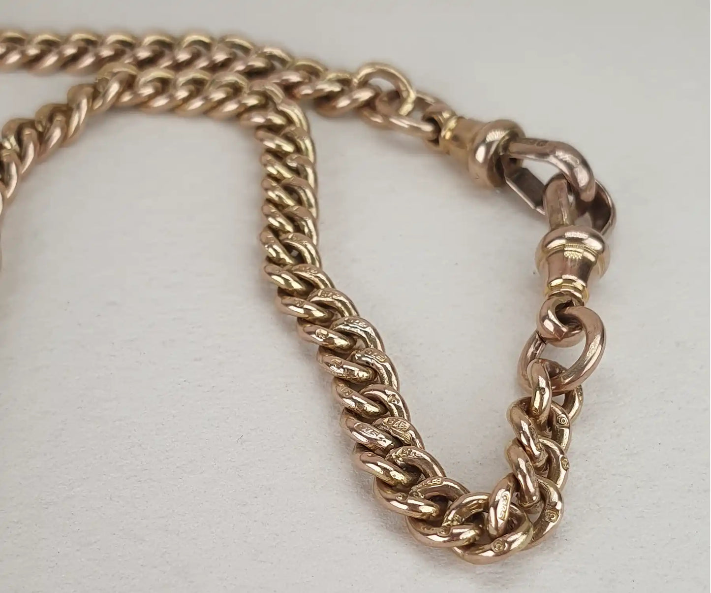 Antique Solid Gold Watch Fob Chain