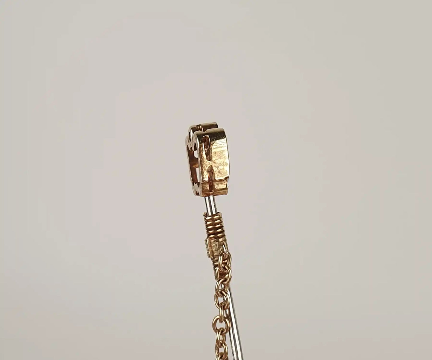Antique Ruby and Diamond Butterfly Pin in 18ct Gold