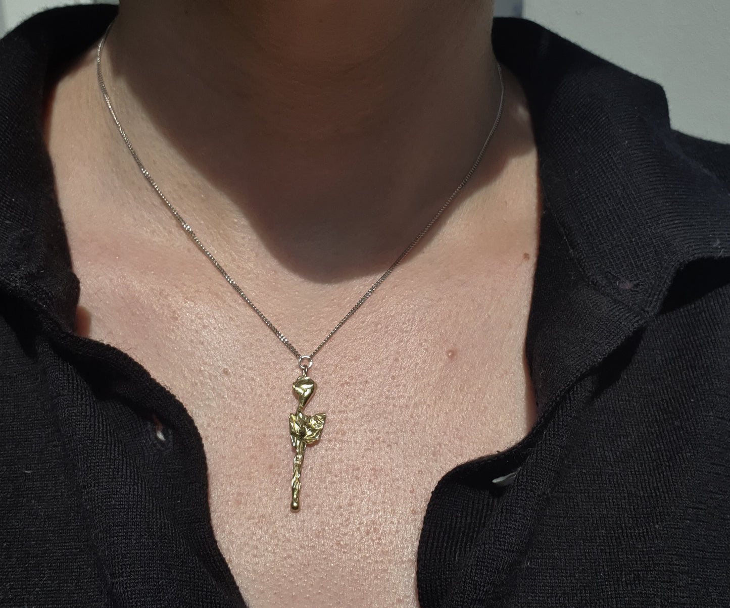 'Happy Accident' or a Winged Creature Necklace