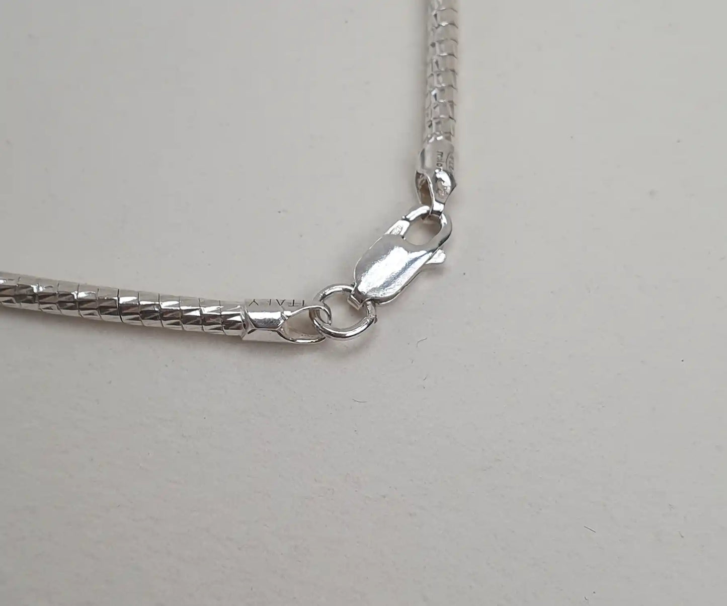 Vintage Silver Cable Necklace