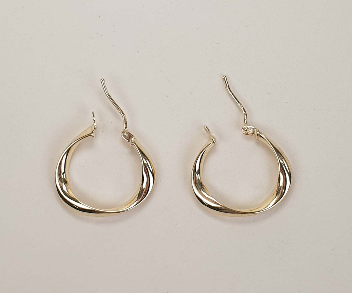 Medium Twisted Ribbon Hoop Earrings
