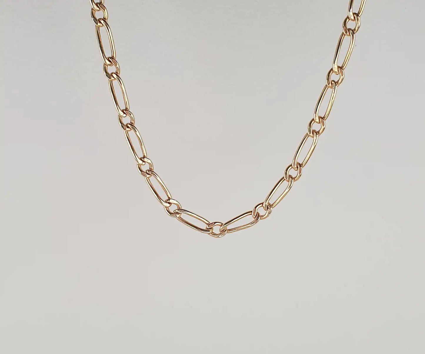 Vintage 9ct Gold Figaro Chain