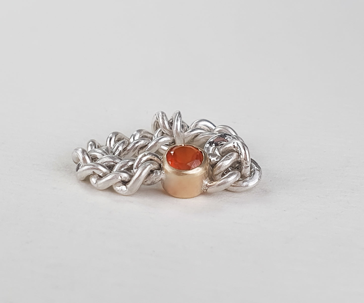 Hello City ring with Carnelian