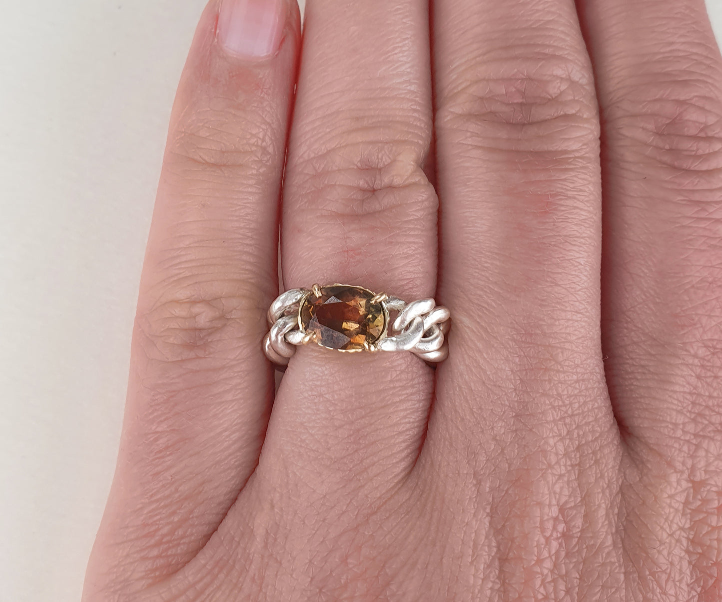 Hello City Ring with Andalusite
