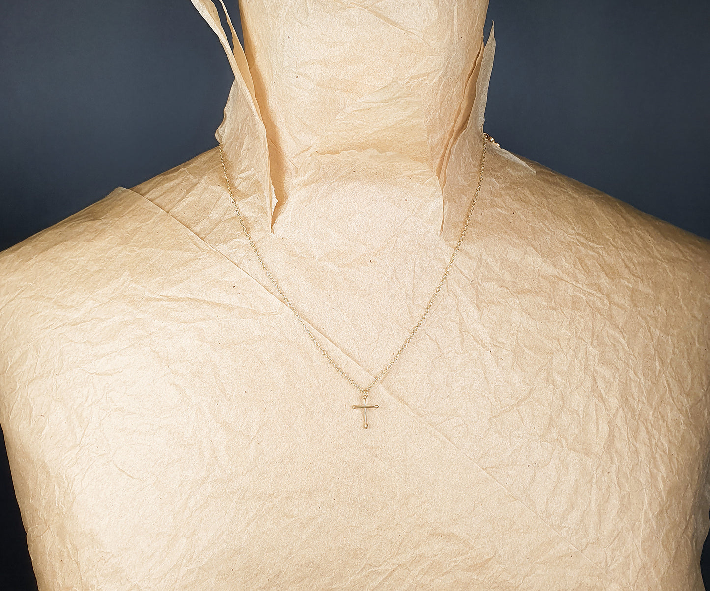 Gold Kleks Necklace