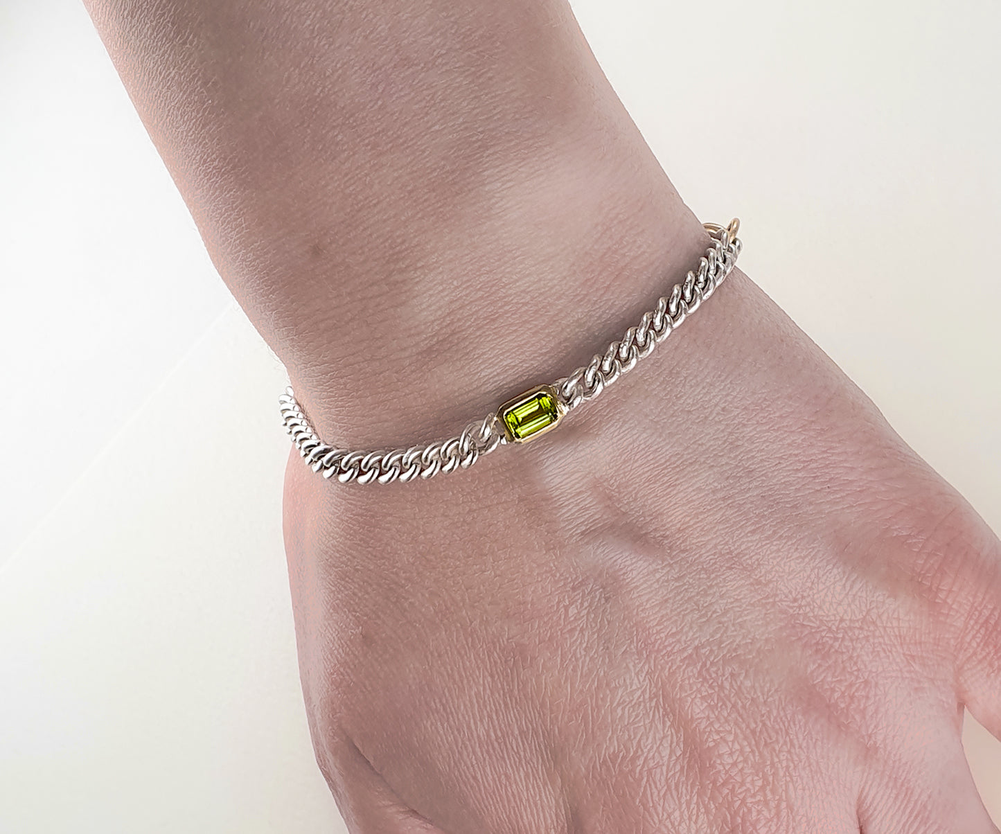 Hello City Bracelet with Peridot