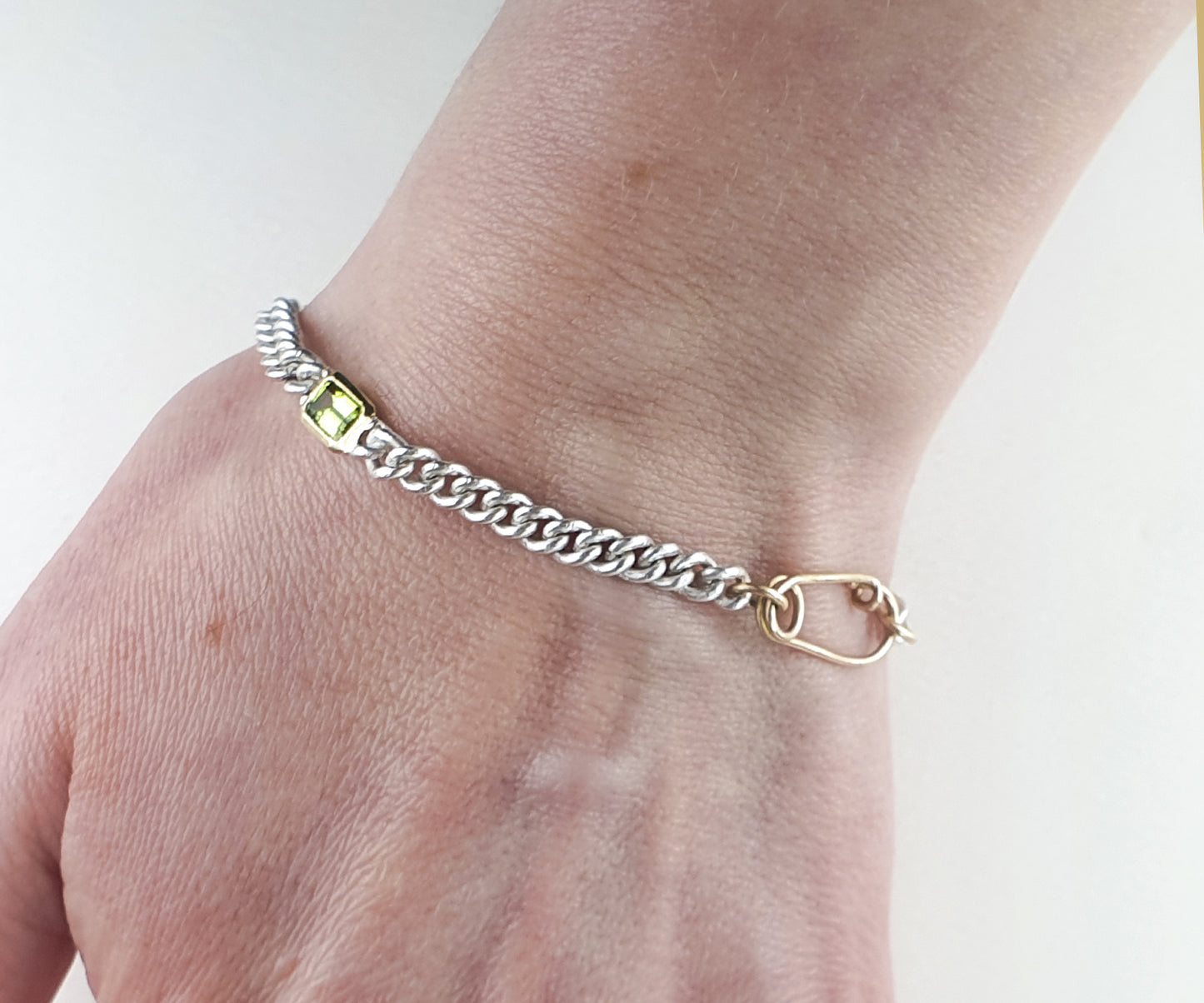 Hello City Bracelet with Peridot