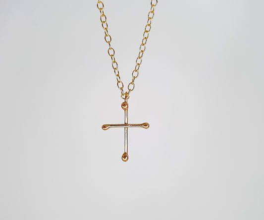 Gold Kleks Necklace