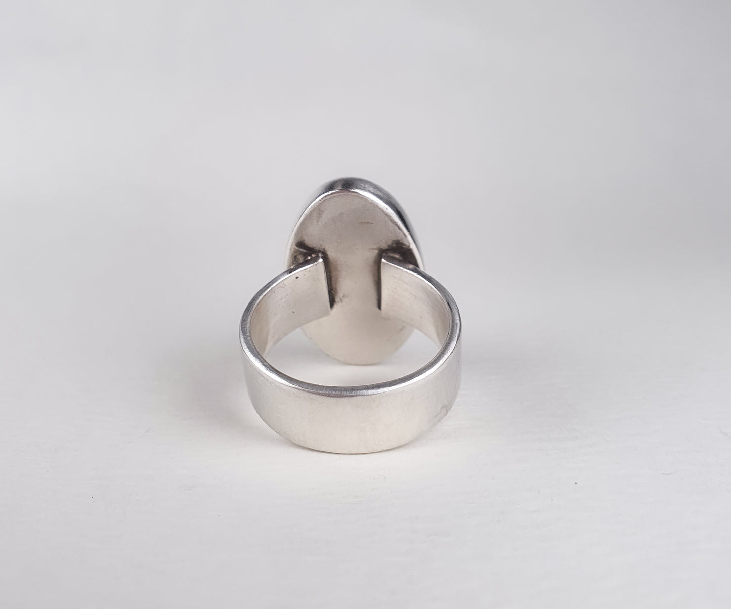 Vintage Mexican Turquoise Ring in Silver