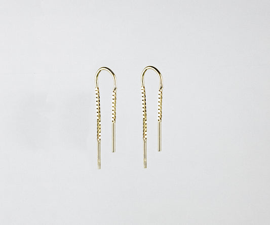 Spaghetti Earrings in 18ct Gold