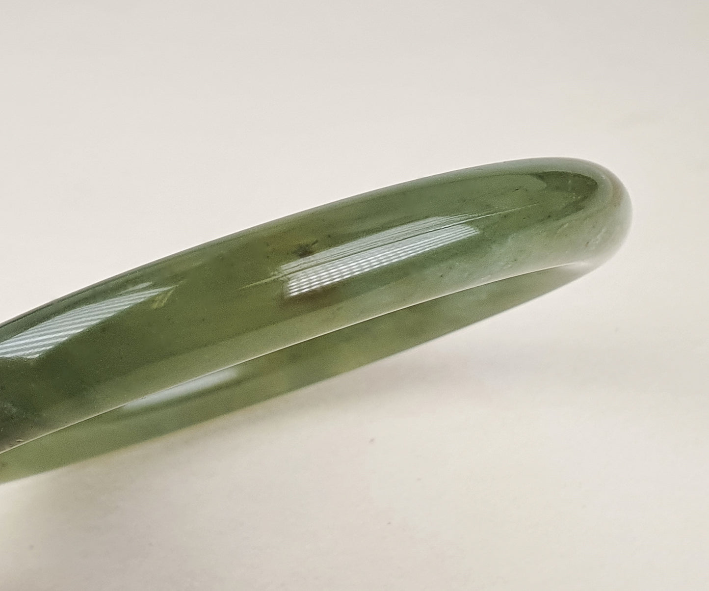 Vintage Jade Chinese Hololith Bangle