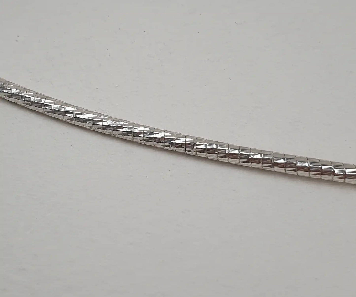 Vintage Silver Cable Necklace