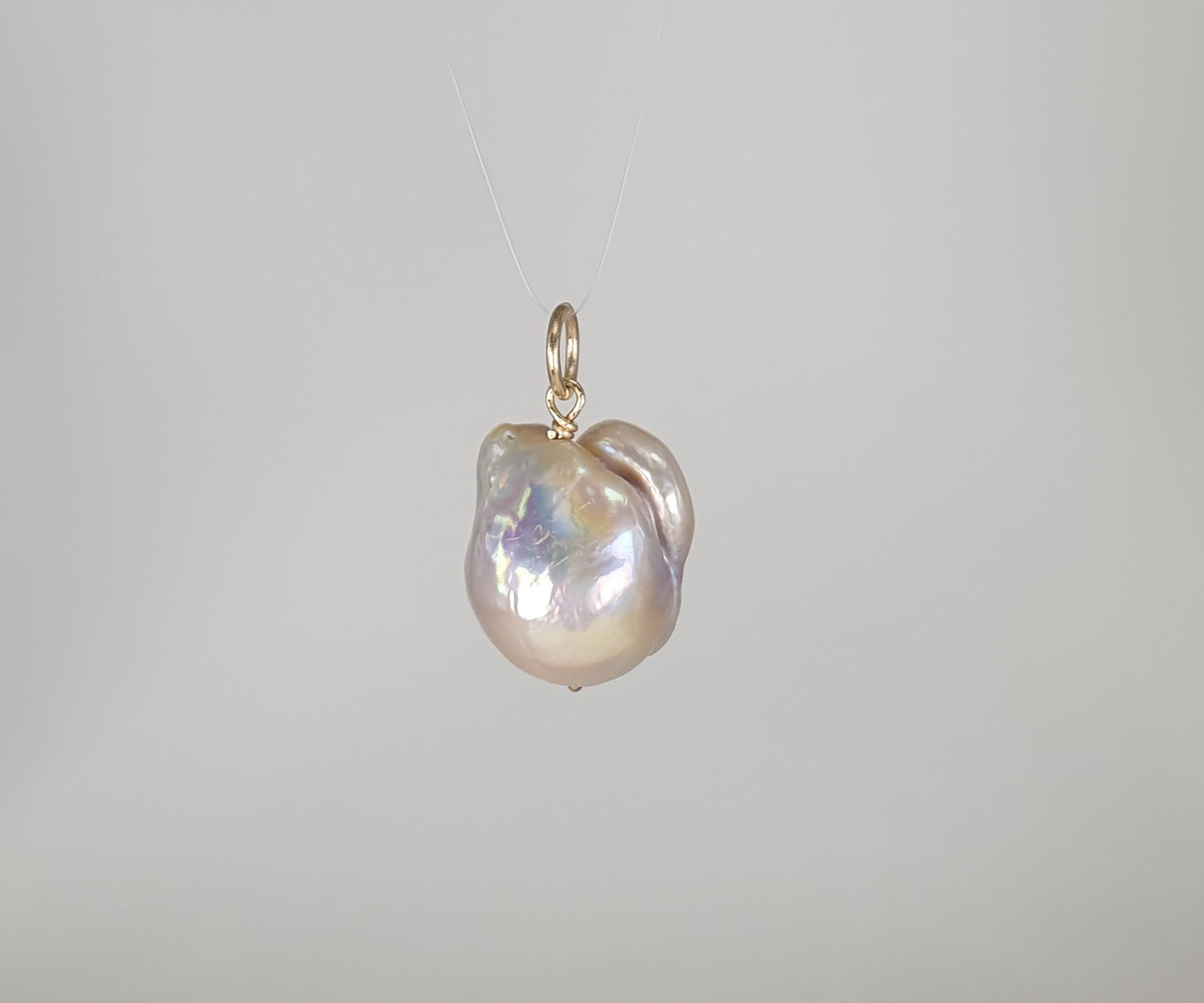 Purple Baroque Pearl Pendant