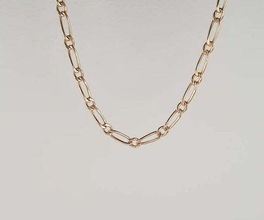 Vintage 9ct Gold Figaro Chain