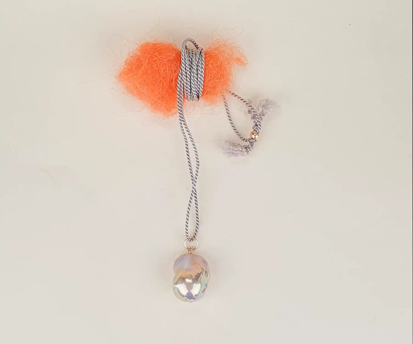 Purple Baroque Pearl Necklace