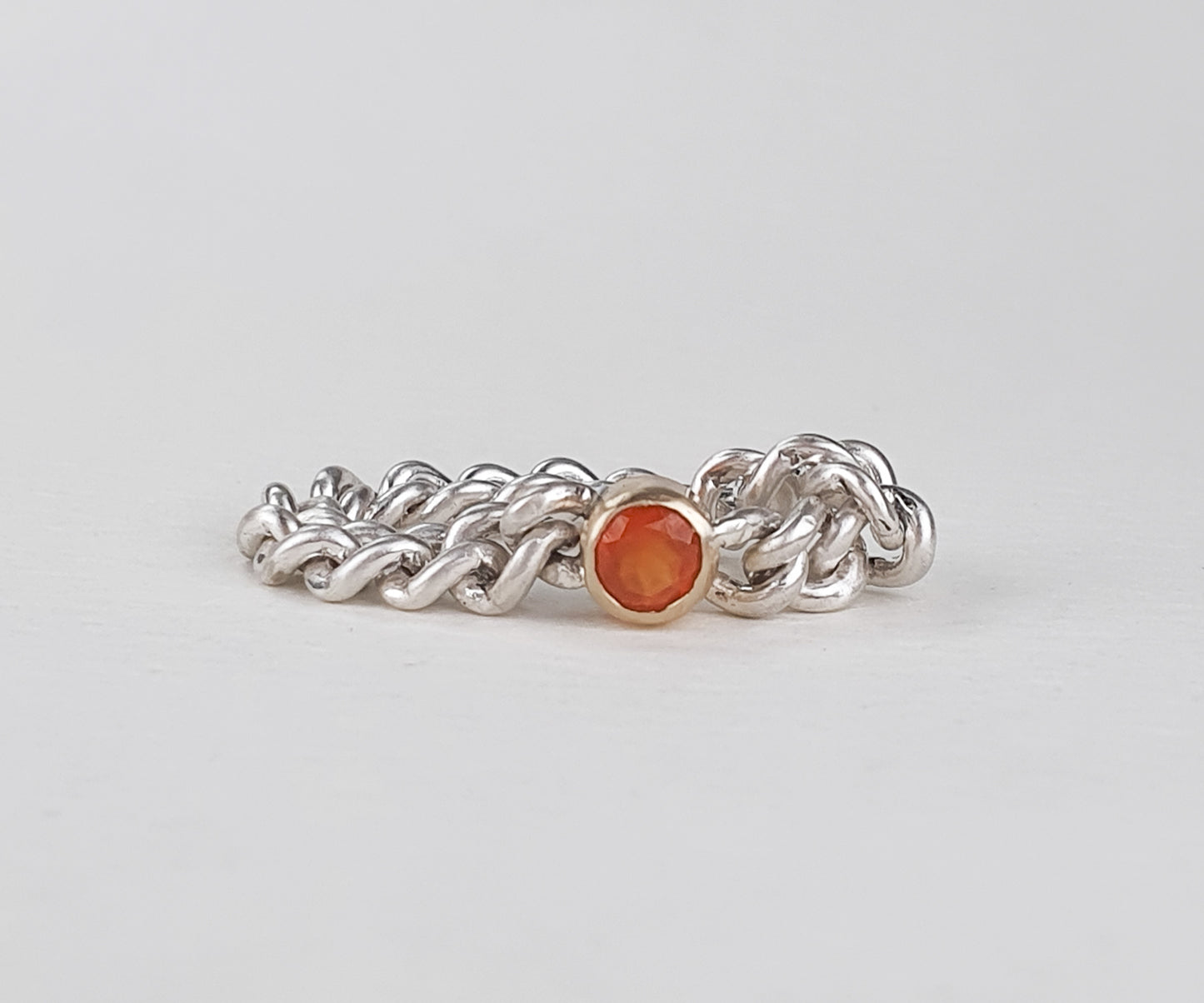 Hello City ring with Carnelian