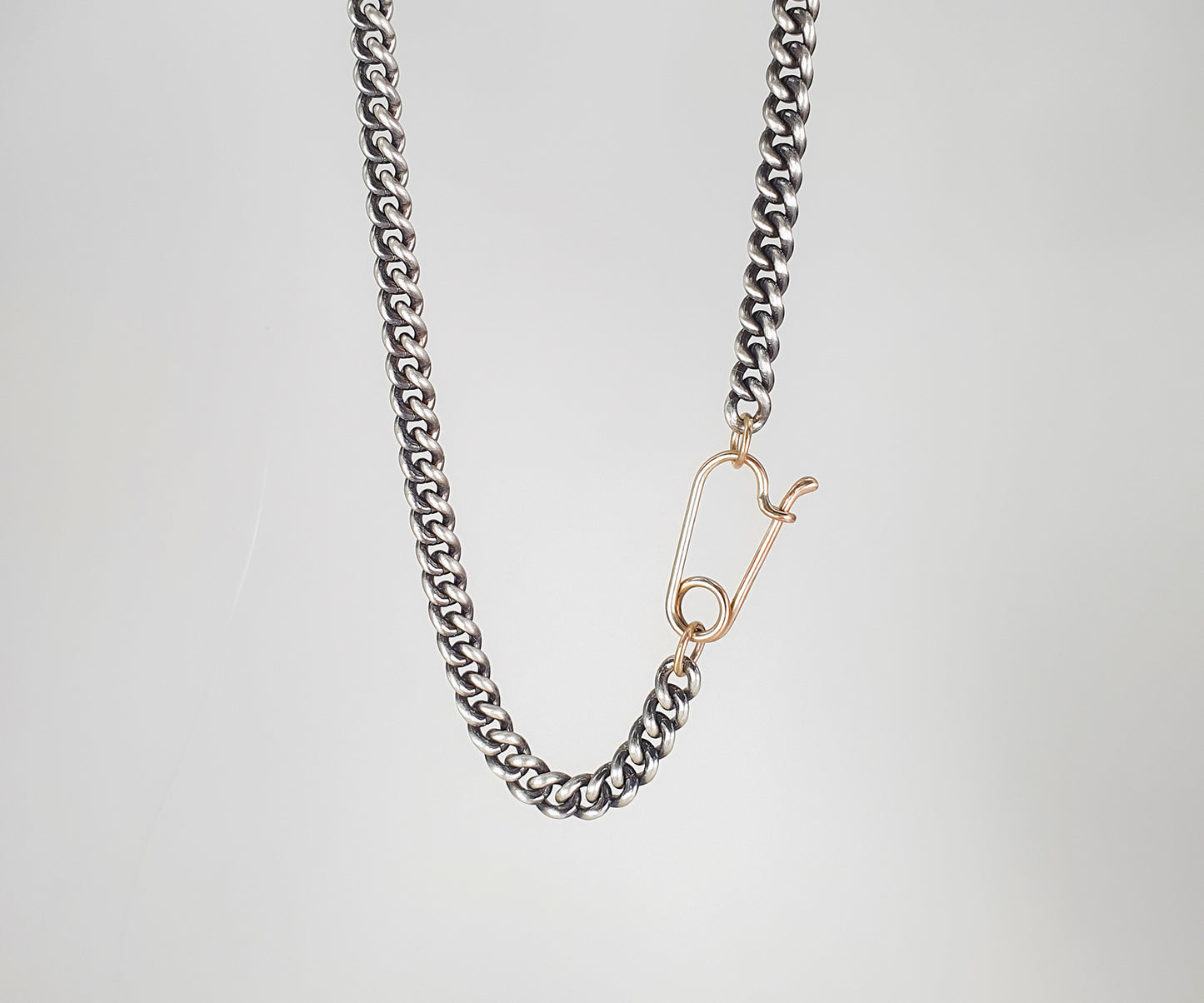 Hello City Oxi Chain no.6 with Gold Safety Pin