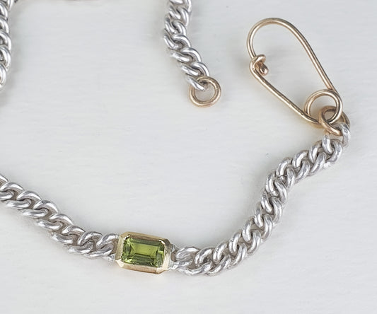 Hello City Bracelet with Peridot