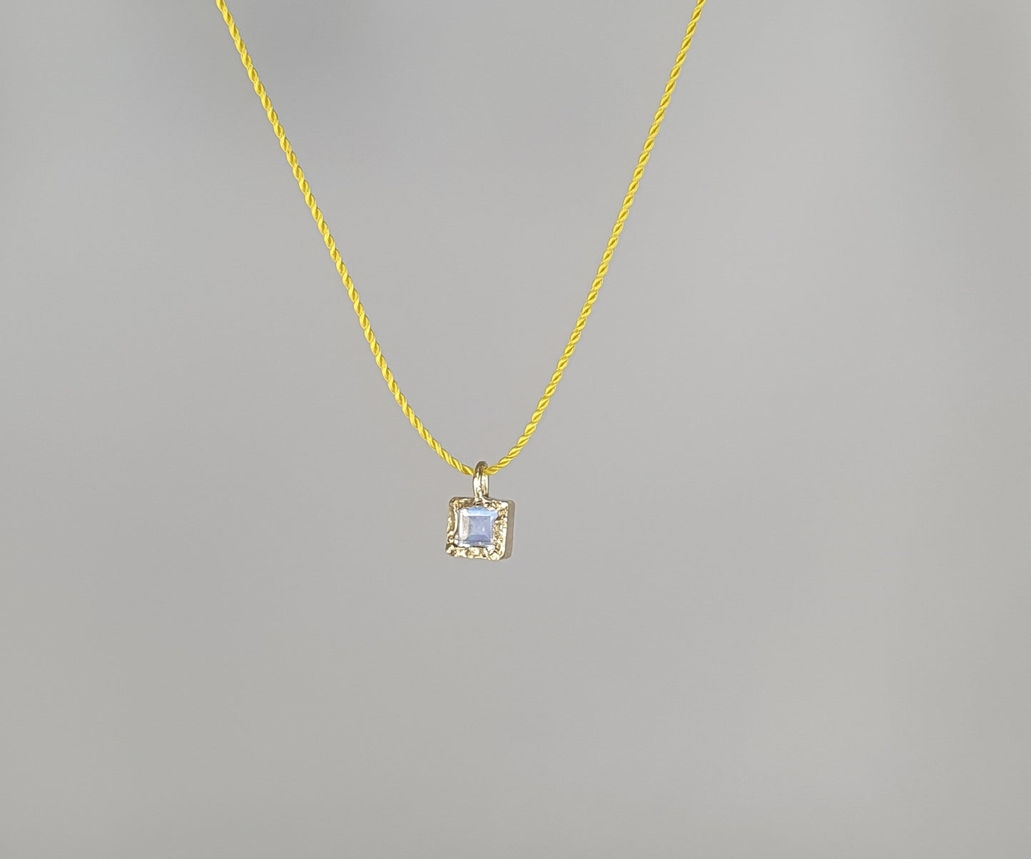 Crumpled Gold and Moonstone Sweetie Necklaces
