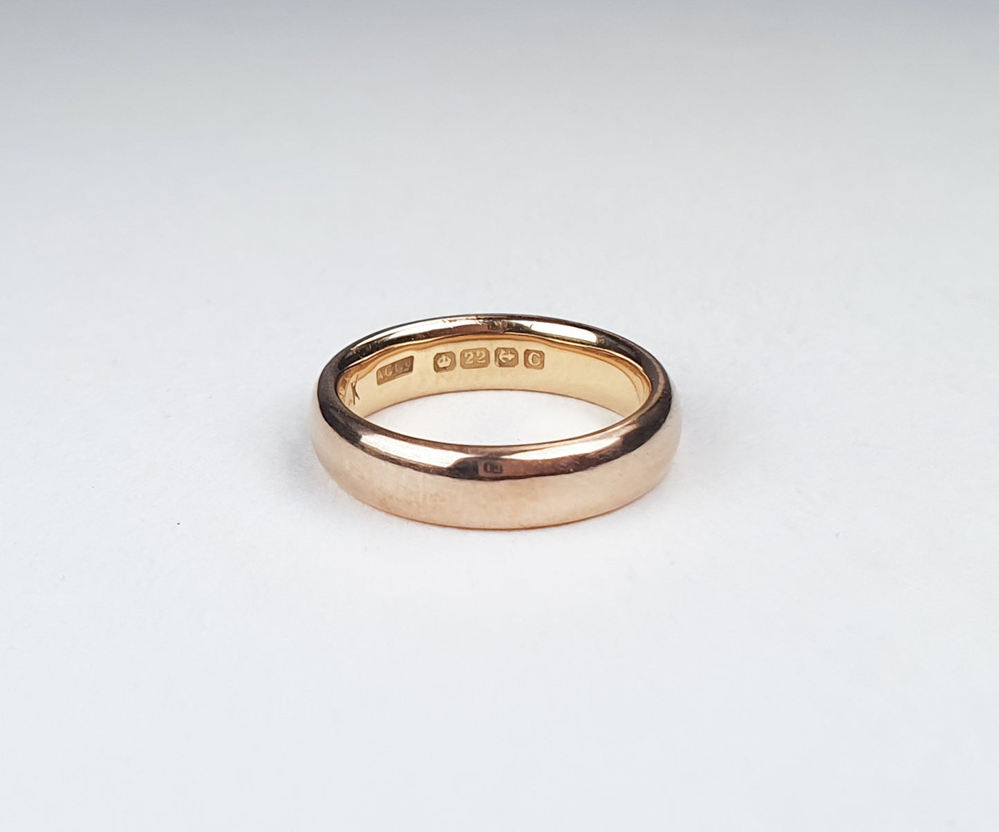 Early Victorian 22ct Yellow Gold Wedding Band