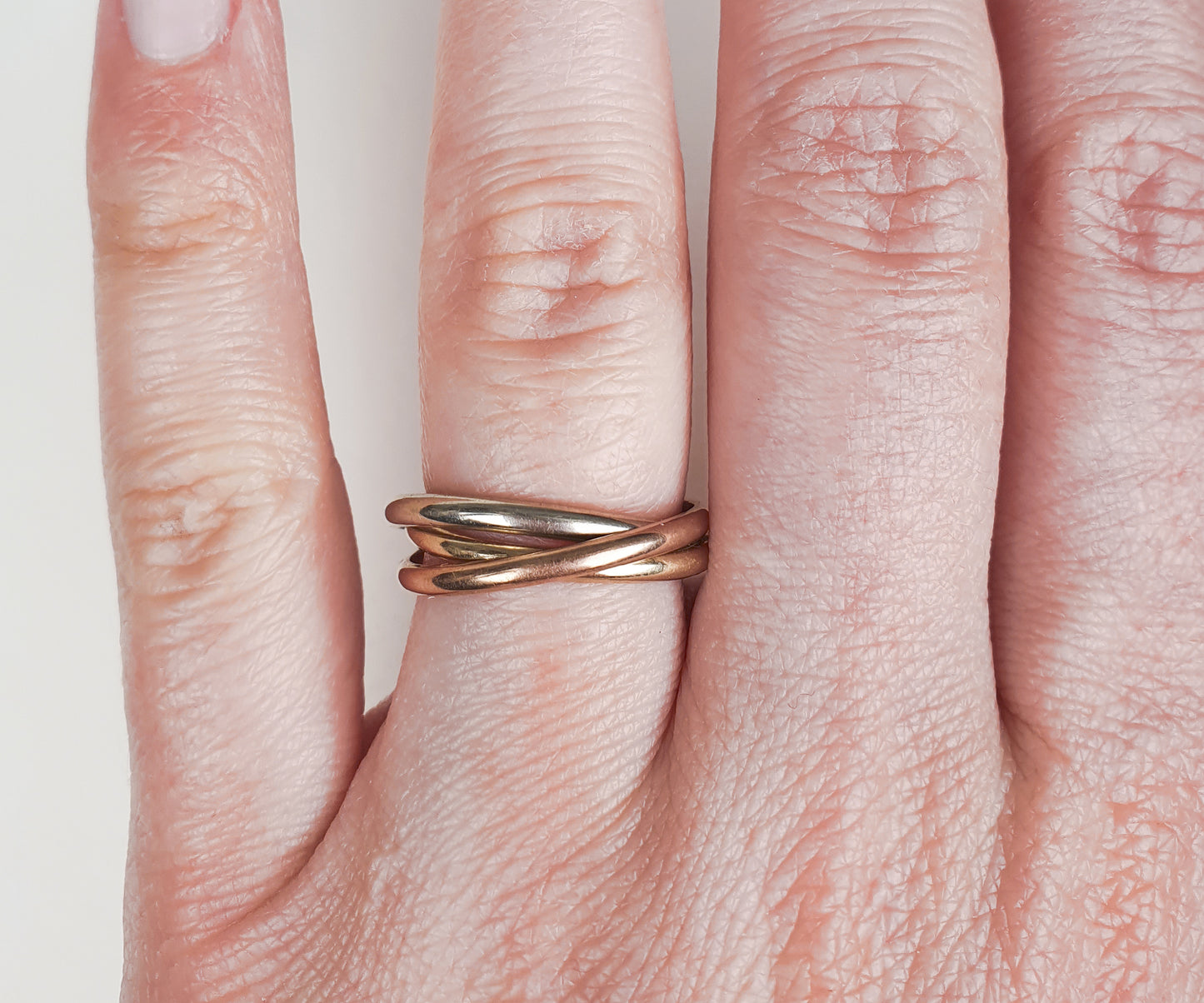 Russian Mixed Gold Wedding Ring